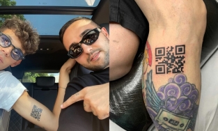 Giới trẻ thế giới bùng nổ trào lưu xăm mã QR lên cơ thể 