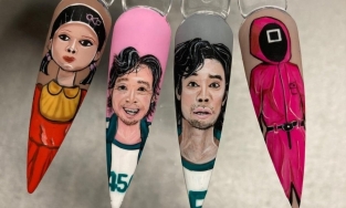 Mốt làm móng tay 'ăn theo' 'Squid Game' nở rộ để đón Halloween 