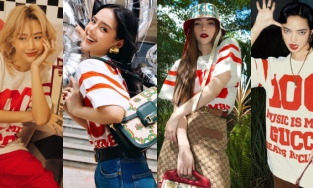 Đụng áo Gucci kỷ niệm 100 năm: Dàn fashionista có lấn át 'chị đại' Hà Hồ?
