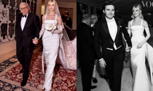 Chiếc váy cưới lung linh của con dâu nhà Beckham: Chủ nghĩa tối giản lên ngôi 