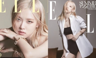 Rosé 'lấp lánh' trên bìa tạp chí Elle tháng 5 