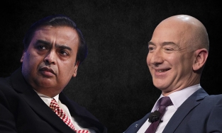 Jeff Bezos bắt tay với Mukesh Ambani thống trị thị trường bán lẻ Ấn Độ