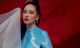 Hơn 10 năm, Mai Phương Thúy mới lại diện áo dài