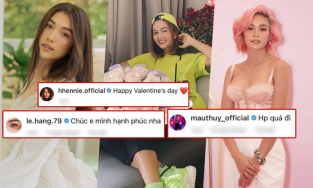 H'hen Niê hẹn hò tình mới khi nhận hoa khủng ngày Valentine?
