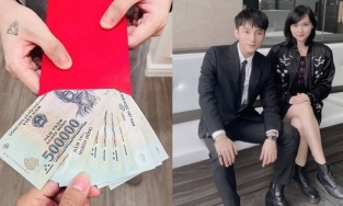 Mừng tuổi cả công ty 5 triệu/người, Sơn Tùng lì xì cho Hải Tú bao nhiêu?
