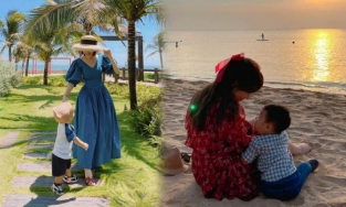 Vừa lộ diện sau 2 năm giấu mặt, Instagram con trai Hòa Minzy nhận bão like