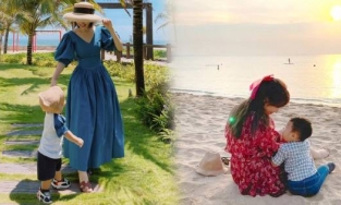 Mới 2 tuổi, con trai Hòa Minzy đã có chính kiến khi được hỏi yêu mẹ hay bố