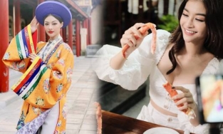 Á hậu Kiều Loan diện “phượng bào” trong những thước phim quảng bá du lịch miền Trung