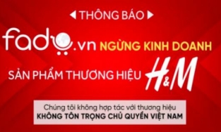 H&M bị ngừng kinh doanh trên sàn thương mai điện tử Fado