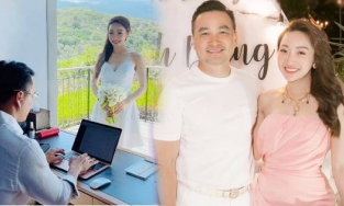 Hé lộ hậu trường ảnh cưới của Chi Bảo và vợ kém 16 tuổi