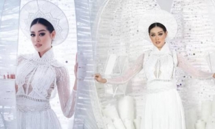 Khánh Vân lọt top 6 trang phục dân tộc yêu thích của Miss Universe 2018 Catriona Gray sau màn trình diễn xuất sắc