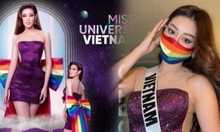 Lý do gây tiếc nuối khiến Khánh Vân không thể mặc thiết kế lục sắc ủng hộ cộng đồng LGBT