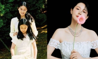 Lee Young Ae cho con gái lên bìa tạp chí tại biệt thự 40 tỷ đồng