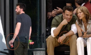 Ben Affleck đeo lại đồng hồ được Jennifer Lopez tặng 20 năm trước