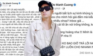 Đỗ Mạnh Cường lên tiếng xin lỗi sau khi mắng khách bất lịch sự vì gọi mình là 'shop'