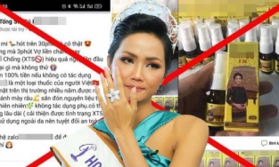 H'Hen Niê bị dùng hình ảnh in lên bao bì thuốc chữa sinh lý đàn ông.