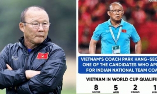 Đội tuyển Ấn Độ muốn chiêu mộ Huấn luyện viên Park Hang Seo khi hợp đồng của ông và đội tuyển Việt Nam hết hạn