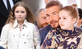 Con gái út của David Beckham tự trang điểm cho mình trong ngày sinh nhật