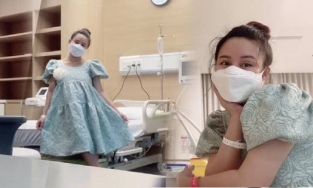 Không biết Vy Oanh đã kịp nộp đơn khởi kiện Thu Hoài chưa nhưng cô đã thông báo đi đẻ rồi