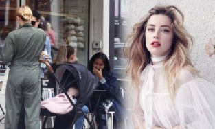 Vợ cũ của Johnny Depp lần đầu đưa con gái đi dạo 