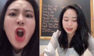 Vừa nổi tiếng, cô giáo Minh Thu đã to tiếng với học sinh khi bị góp ý