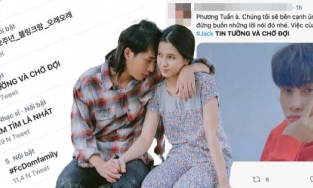 Jack và Thiên An lọt top trending sau 1 đêm, fandom đẩy hashtag 'Tin tưởng và chờ đợi' lên Twitter