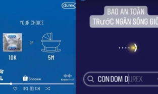 Durex bắt trend câu nói của Jack: 'Anh dùng bao là anh không thương em rồi'