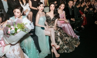 Trước tuyên bố ly hôn, Lệ Quyên bị bắt gặp đi cổ vũ tình trẻ diễn catwalk