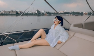 Bạch Lan Phương - bạn gái Huỳnh Anh: MC VTV, mẹ đơn thân quyến rũ ở tuổi 34