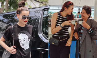 Hôm qua sao làm gì (8/5): Thanh Hằng khoe mẹ ruột, Hà Hồ sành điệu