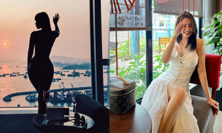 Hôm qua sao làm gì (11/5): Hà Anh dáng đồng hồ cát, Huyền Lizzie chân thon