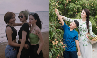 Hôm qua sao làm gì (18/5): Linh Ngọc Đàm sắc lạnh bên Misthy, Á hậu Thụy Vân đưa con về quê