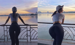 Hot girl Lê Bống lên sóng MXH vì loạt ảnh khoe cận vòng 3