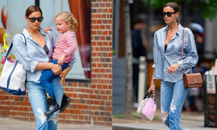 Irina Shayk quay lại cuộc sống bên con gái sau chuyến du lịch với Kanye West