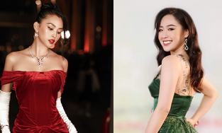 Hoa hậu Tiểu Vy gửi lời đến mỹ nhân VTV vừa được bạn trai triệu phú cầu hôn trên máy bay