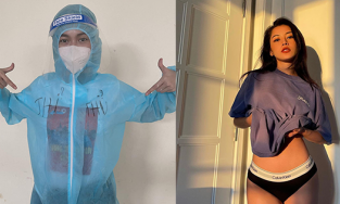 Hôm qua sao làm gì (26/6): Á hậu Mâu Thủy tình nguyện chống dịch, Chi Pu vén áo khoe eo