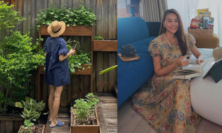 Hôm qua sao làm gì (15/7): Tăng Thanh Hà khoe vườn rau xanh mướt