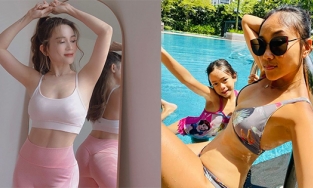 Hôm qua sao làm gì (24/7): Đoan Trang đi bơi cùng con gái, Sĩ Thanh khoe dáng thon thả
