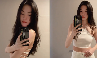 Hoa hậu Thùy Dung diện áo yếm khoe lưng thon bụng phẳng