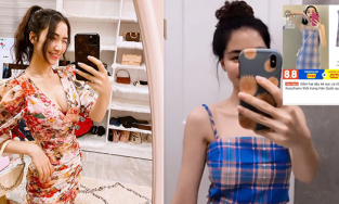 Hòa Minzy hào hứng săn sale đầm 90k