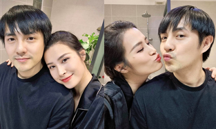 Đông Nhi mặc áo của chồng, tình tứ bên Ông Cao Thắng