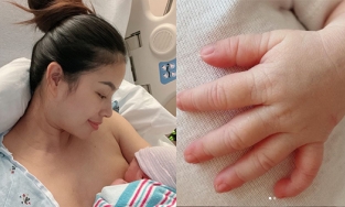 Phạm Hương tiết lộ chính xác ngày sinh con thứ 2 cùng khoảnh khắc xinh đẹp khi vừa lâm bồn