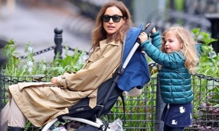 Con gái 4 tuổi của siêu mẫu Irina Shayk sợ paparazzi