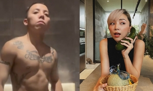 Hoàng Touliver giảm 8 kg trong 3 tháng, Tóc Tiên lập tức 'đòi tiền' nấu ăn healthy