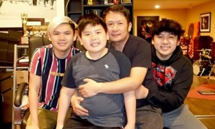 Bằng Kiều đoàn tụ cùng các con sau 1 năm xa cách