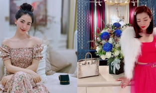 Sao Việt nhận quà khủng dịp 20/10: Lệ Quyên được tặng cả 'bức tường tình yêu', Hòa Minzy nhắc chồng 'số tài khoản'