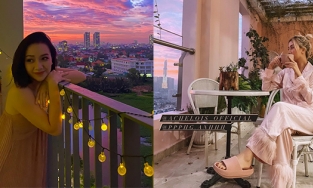 Sao Việt thi nhau check-in với hoàng hôn đỏ tím tráng lệ của Sài Gòn 