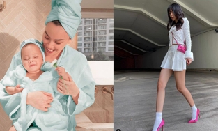 Hôm qua sao làm gì (3/11): Phí Phương Anh diện đồ hồng rực rỡ, Hà Hồ sang chảnh bên hai con