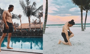 Liên Bỉnh Phát kể chuyện ngủ nướng, nhưng netizen chỉ mải trầm trồ với cơ bụng múi sầu riêng