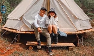 Băng Di kỷ niệm 5 năm yêu bạn trai đại gia, Tăng Thanh Hà tấm tắc khen ngợi